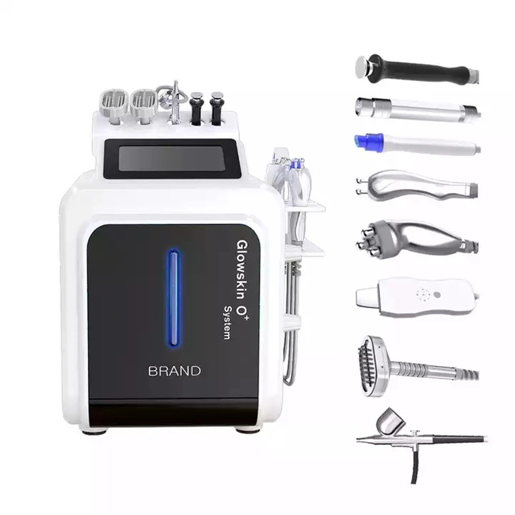 10 in 1 PDT Light Therapy RF Oxygen Spray Hydra Dermabrasion Machine for Skin Whitening