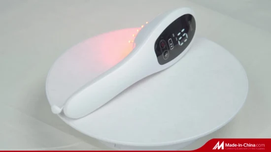 Máquina de massagem para crescimento de cabelo a laser LED 650nm luz vermelha pente para crescimento de cabelo