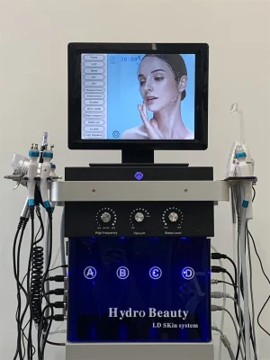 14 em 1 Água Dermoabrasão PDT Therapy Cold Hammer SPA Machine/Hydro Aqua Oxygen Hydra Facial Machine